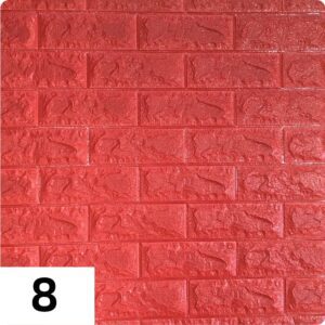 Самоклеющиеся 3д панели Кирпич 700*770мм цвет 8 (Красный)