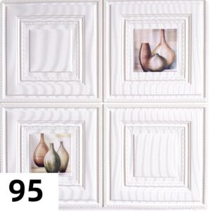 Самоклеющиеся 3д панели Картины 700*700мм цвет 95 (Кувшины)