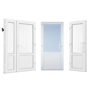 Входная штульповая дверь 1400х2150