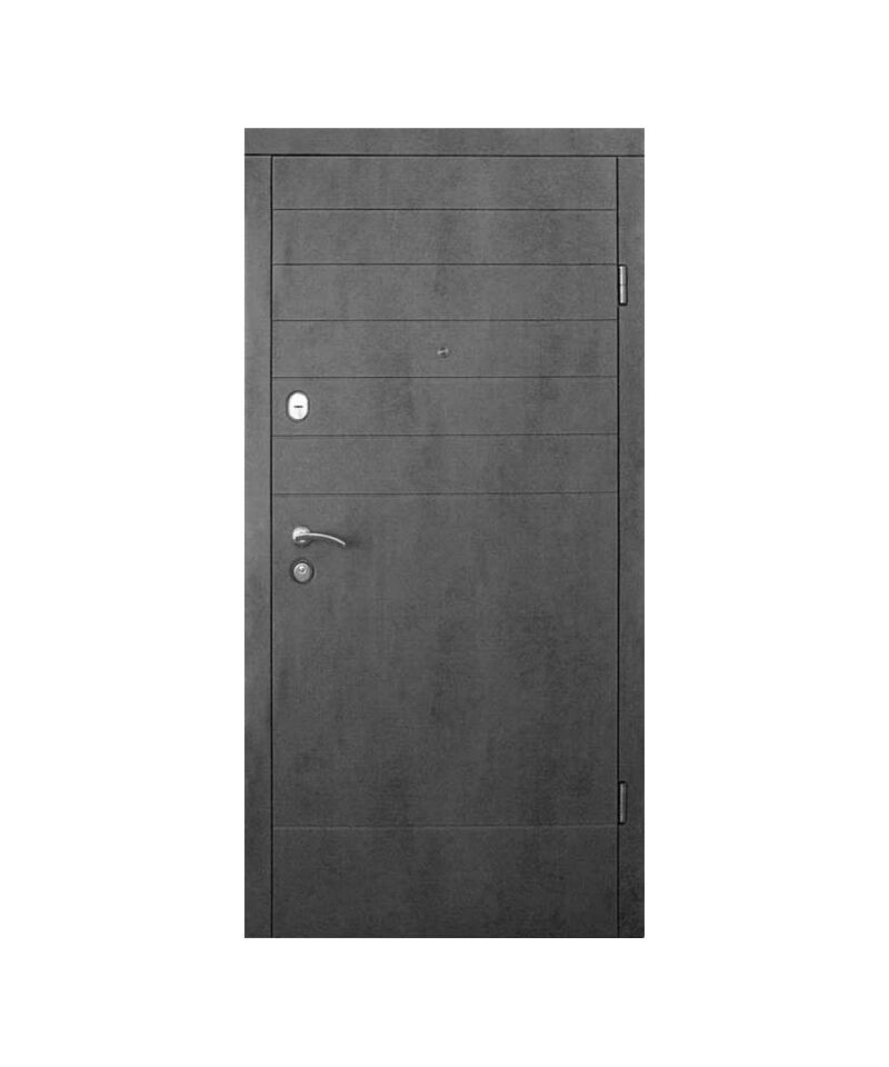 Входные двери Qdoors Эталон Стелла 860 Л бетон темный (выводим из складской программы)