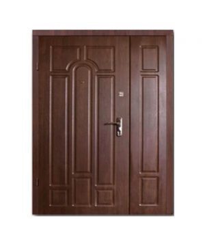 Входные двери Форт Трио 1200 Пр Улица орех коньячный