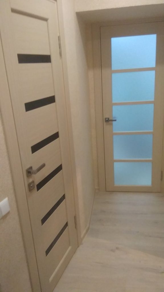 Наши работы по монтажу межкомнатных дверей в Николаеве
