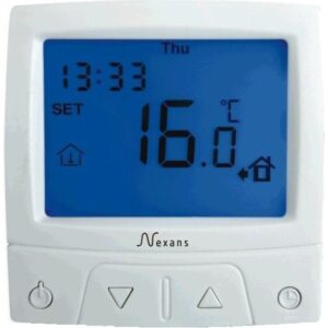 MILLITEMP CDFR-003 содержит датчик температуры воздуха (встроенный) и поставляется с внешним датчиком (монтуется в пол)