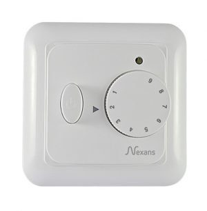 N-Comfort TR содержит датчик температуры воздуха (встроенный) и поставляется с внешним датчиком (монтуется в пол)