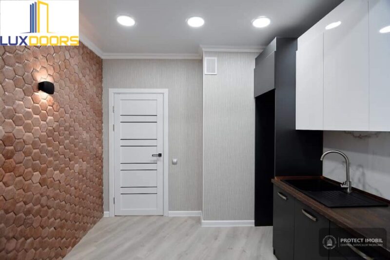 Межкомнатные двери Luxdoors DUBLIN с черным стеклом — изображение 5