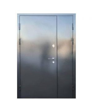 Входные двери форт Стандарт Метал/МДФ  Горизонталь 1200 Пр графит 9975 /дуб вулканический