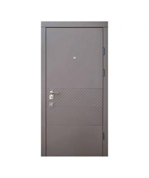 Входные двери Qdoors Авангард Бьюти М- 950 Л карамельное дерево софт белая эмаль (выводим из складской программы)