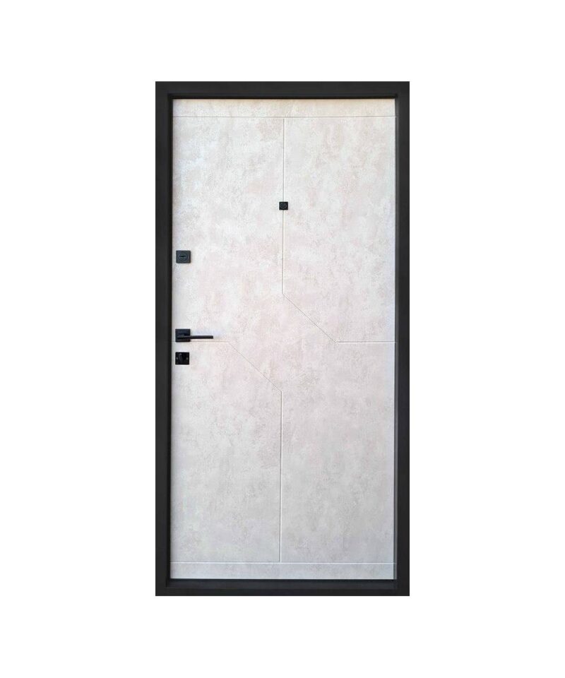 Входные двери Qdoors Премиум Некст - 950 Пр мрамор темный бетон бежевый