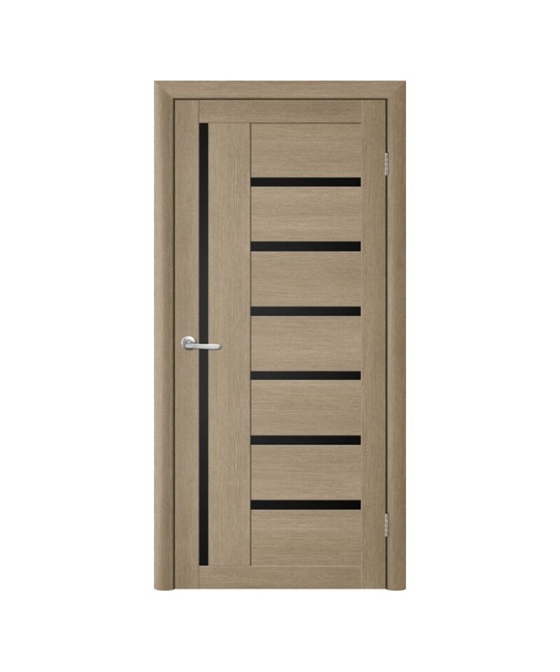 Межкомнатные двери Luxdoors Bianca с черным стеклом — изображение 6