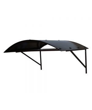 Козырёк входной "АРКА" для двухстворчатых дверей