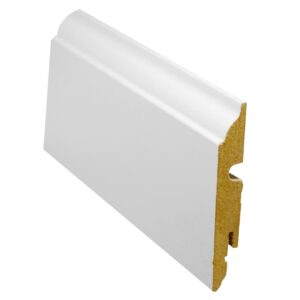 Плинтус PAINT-ON MDF FU82L белый 82x13x2400, арт. 529194