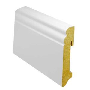 Плинтус PAINT-ON MDF FU94L белый 93x19x2400, арт.546777 (бывший 537811)