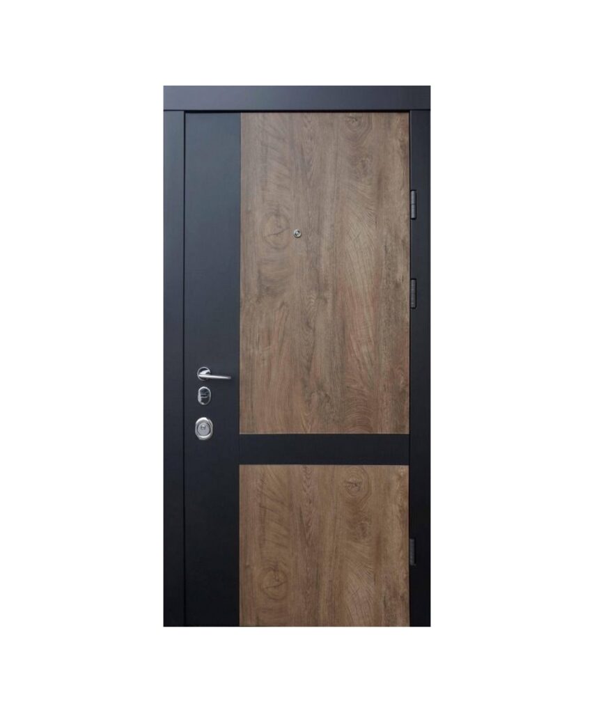 Входные двери Qdoors Авангард Франк М 850 Л спил дерева коньячный (выводим из складской программы) 1 product 1144