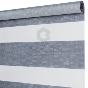 Жалюзи День - Ночь (Система ПРЕМИУМ) Ткань DN 609 Цвет системы белый