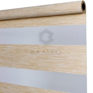 Жалюзи День - Ночь (Система ПРЕМИУМ) Ткань DN 202 Цвет системы белый