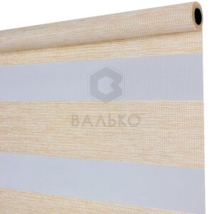 Жалюзи День - Ночь (Система ПРЕМИУМ) Ткань DN 404 Цвет системы белый