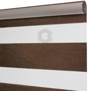 Жалюзи День - Ночь (Система ПРЕМИУМ) Ткань DN 505 Цвет системы белый