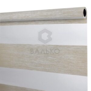 Жалюзи День - Ночь (Система ПРЕМИУМ) Ткань DN 1004 Цвет системы белый