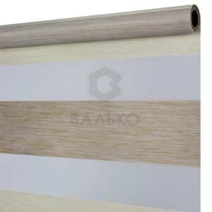 Жалюзи День - Ночь (Система ПРЕМИУМ) Ткань DN 801 Цвет системы белый