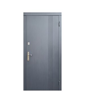 Входные двери Форт Эконом Стиль 960 Пр Улица антрацит / белое дерево