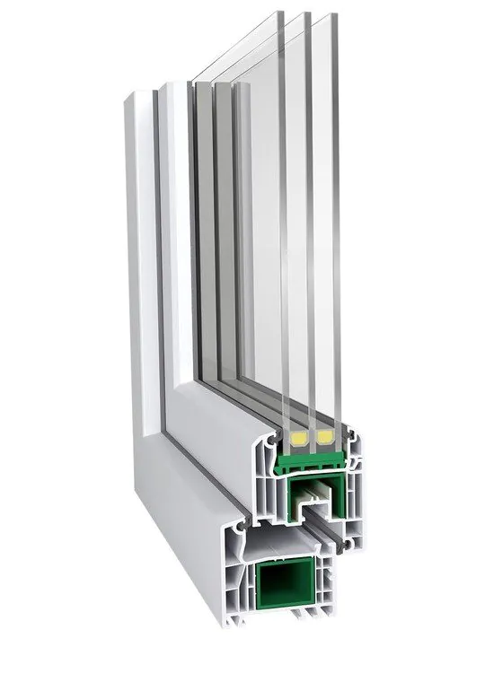 Немецкий профиль Steko IDEAL 4000 (Aluplast 4000) Средний Плюс