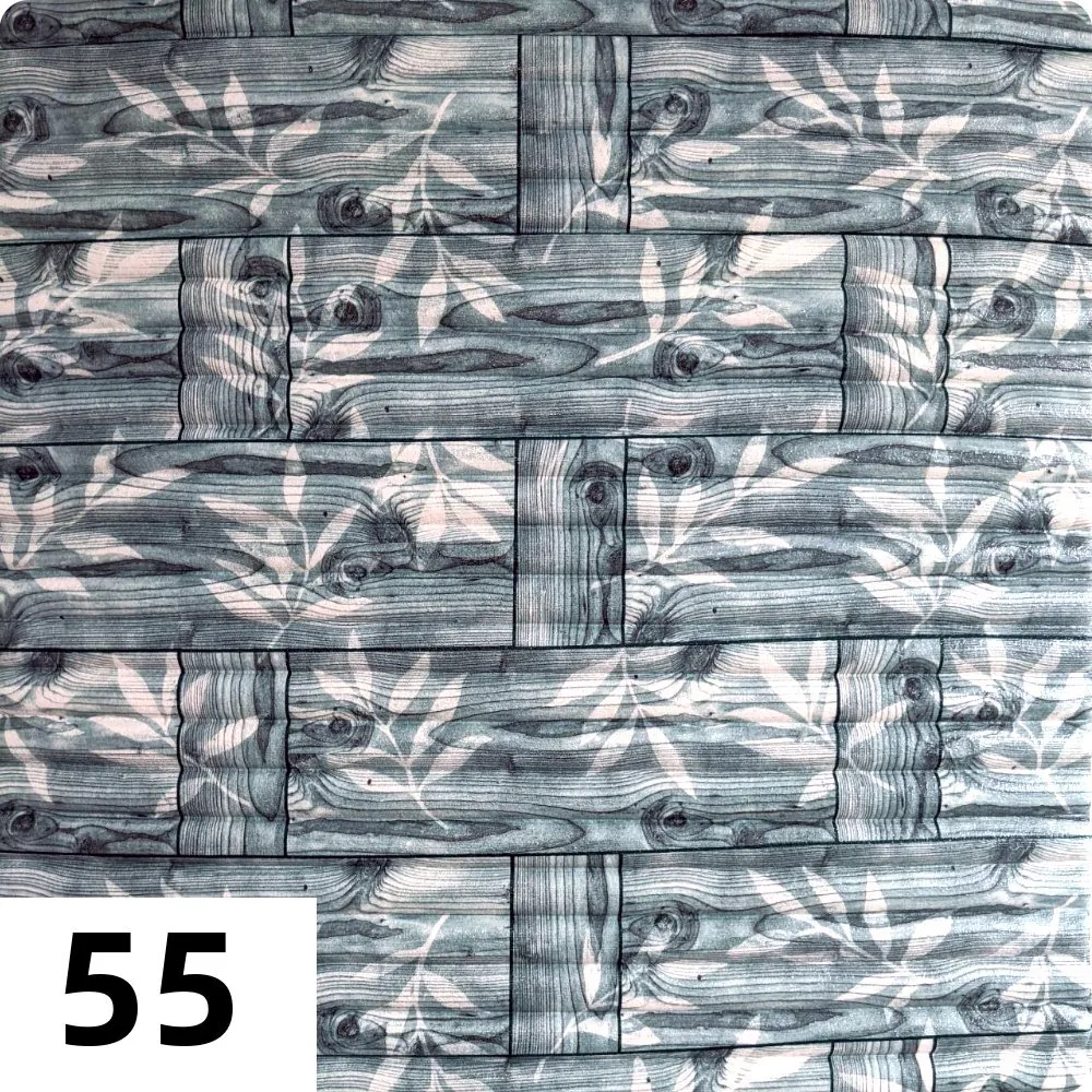 Самоклеющиеся 3д панели Бамбук 700*700мм цвет 55 (Мятный)