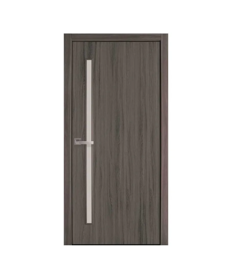 Межкомнатные двери КФД модель LINE Glass-01 Колекція "SHIELD"   Екошпон